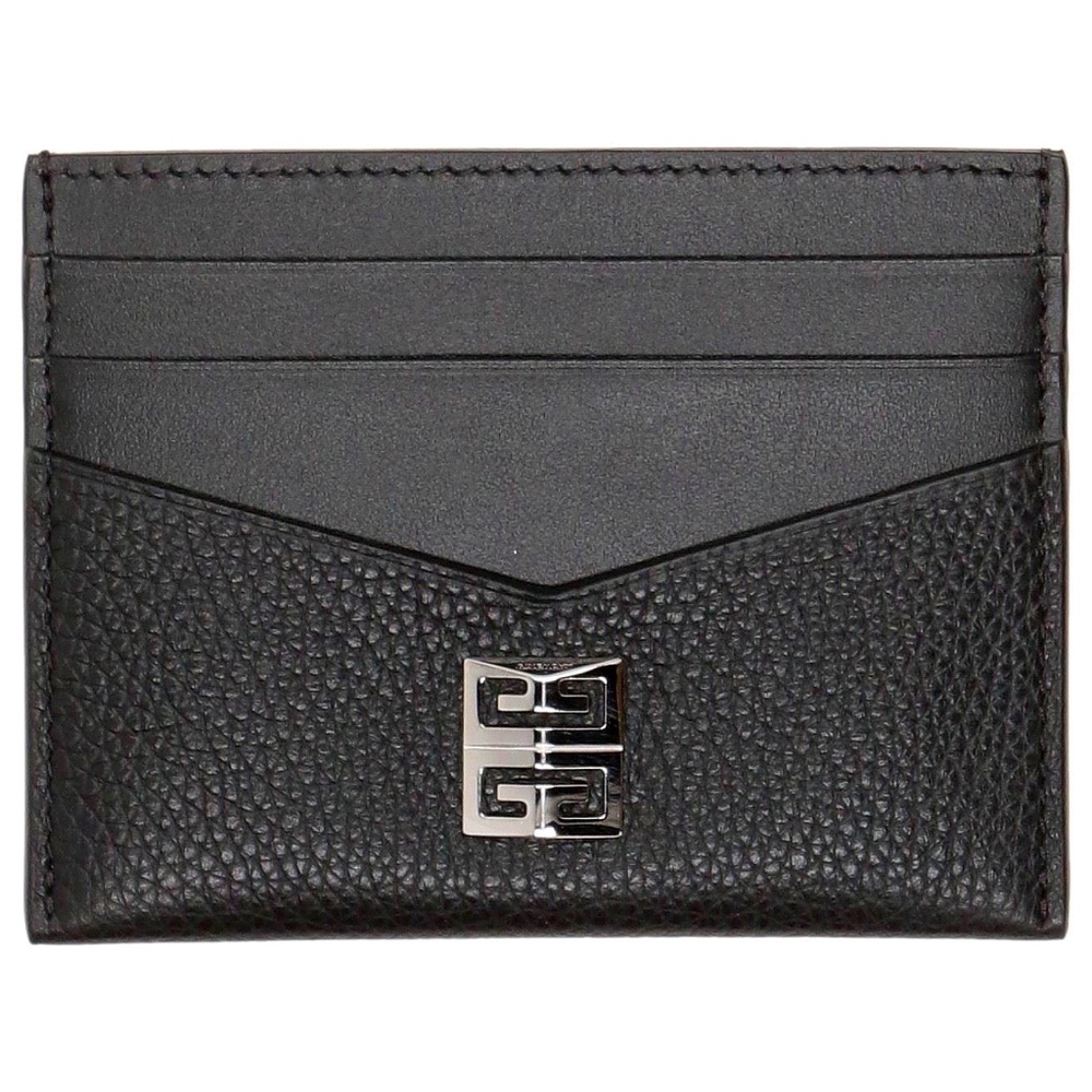 Givenchy Calf Leather 2x3 CC Card Holder NWT